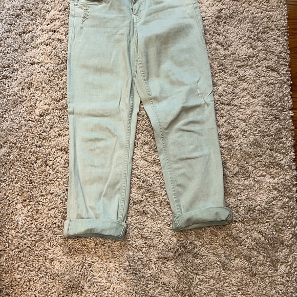Level 99 mid rise lulu roll up crop size 26 - mint green - Picture 5 of 6
